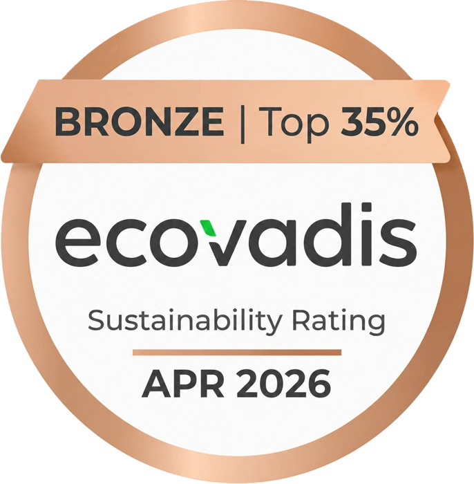 EcoVadis Bronze · April 2026
